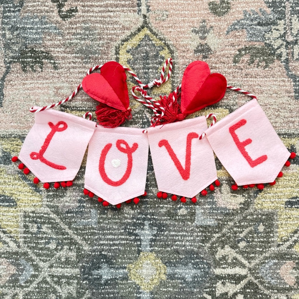 Threshold LOVE Garland Valentine’s 69"